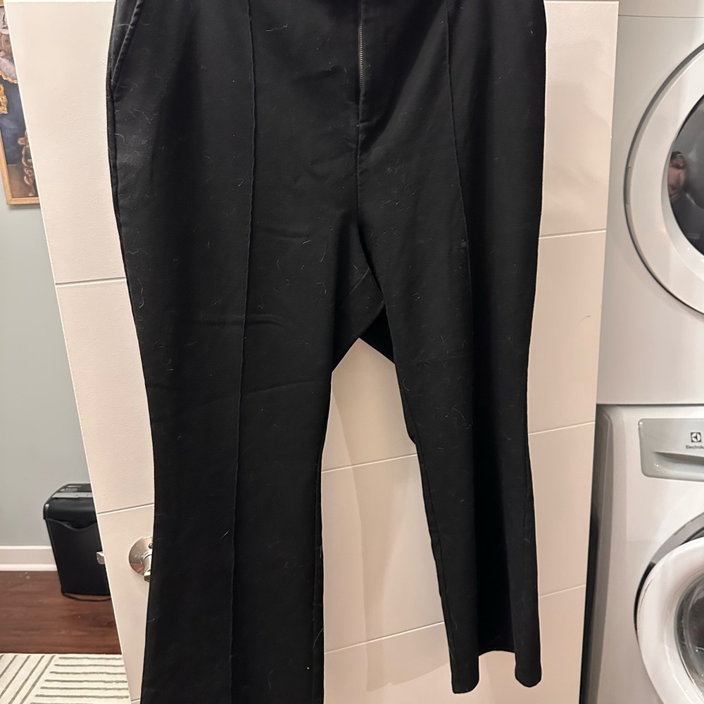 Thick Material Black Work Trousers